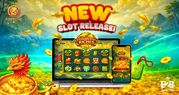 Fortune Slots Revives a Classic with 5 Golden Fish: Riches by B2B Gaming